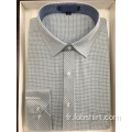 Chemise homme en tissu teint en fil de coton